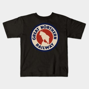 Great Northern Railroad Kids T-Shirt